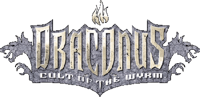 Draconus Cult of the Wyrm logo for Sega Dreamcast